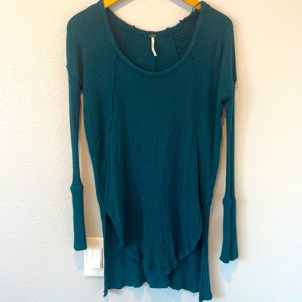 Free People Long sleeve, size XS, dark teal